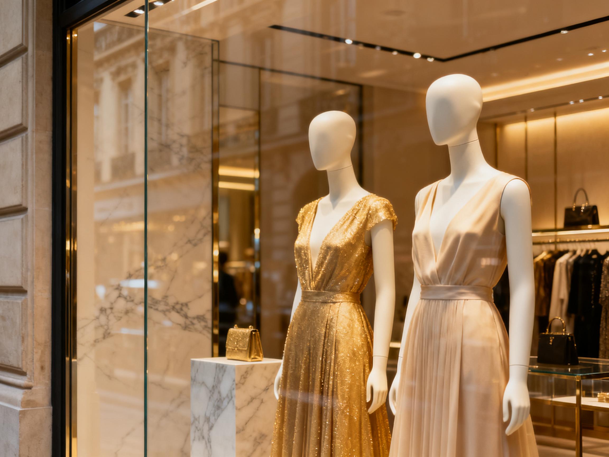 YORI Client Case Study - Luxe Fashion House Luxury Retail retail mannequin display in France