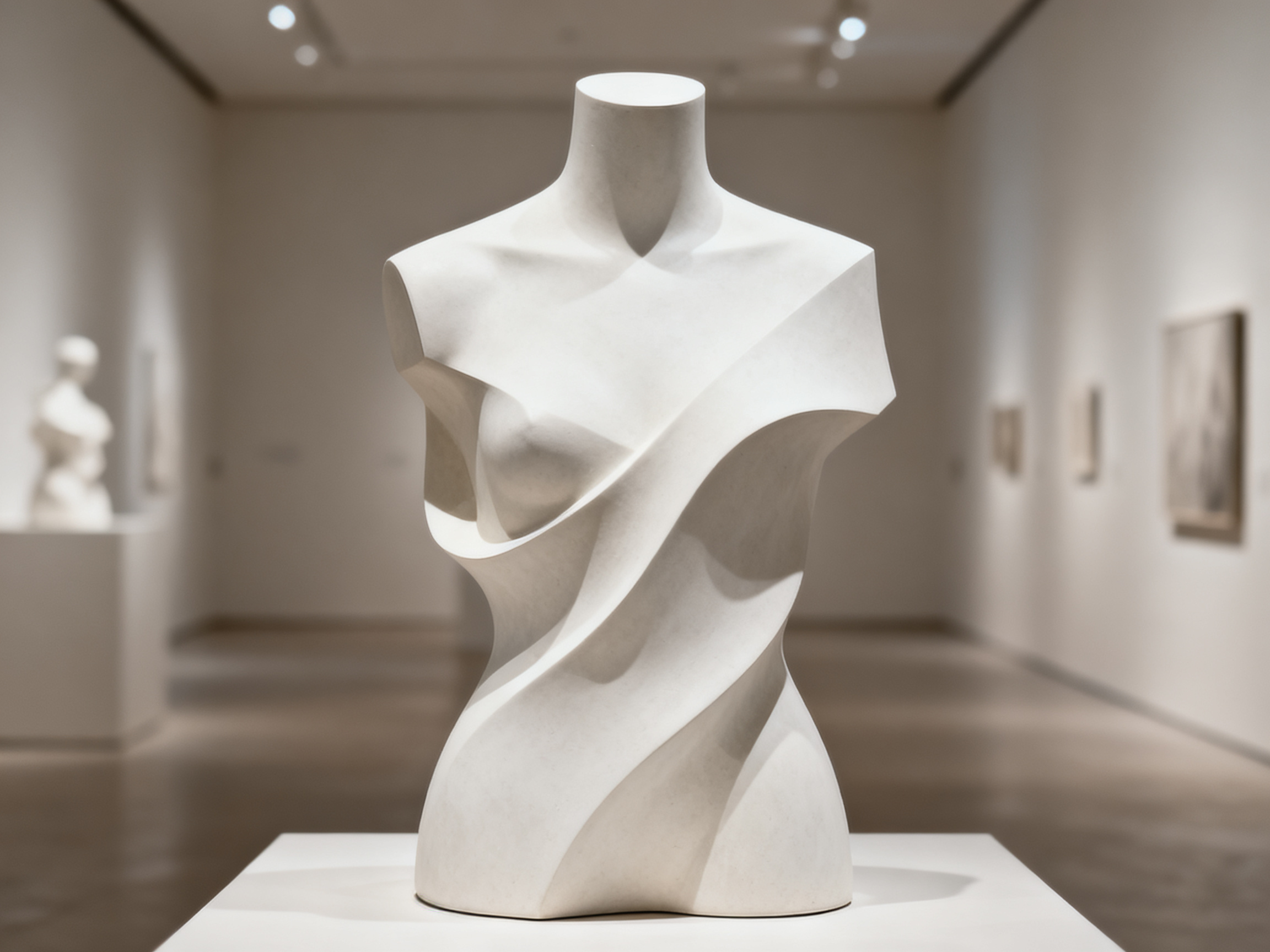 YORI Abstract Forms - Professional fashion display mannequin for retail stores